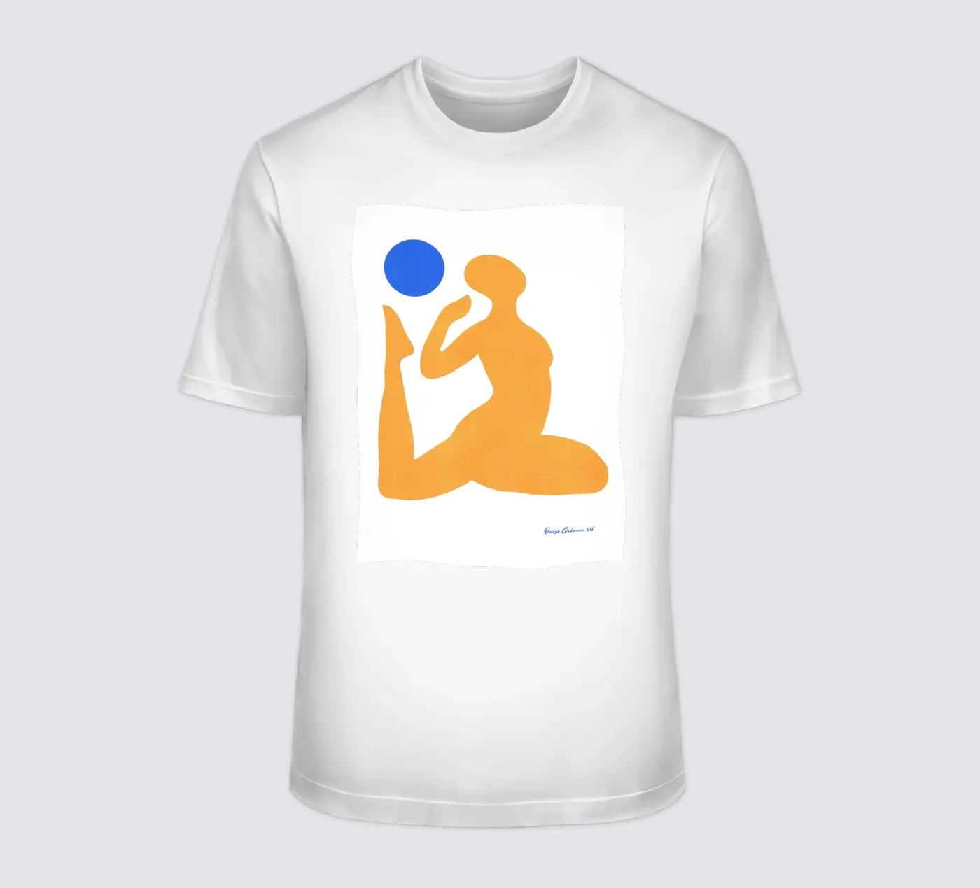 Patchwork Glow t-shirt van Mike Leymi