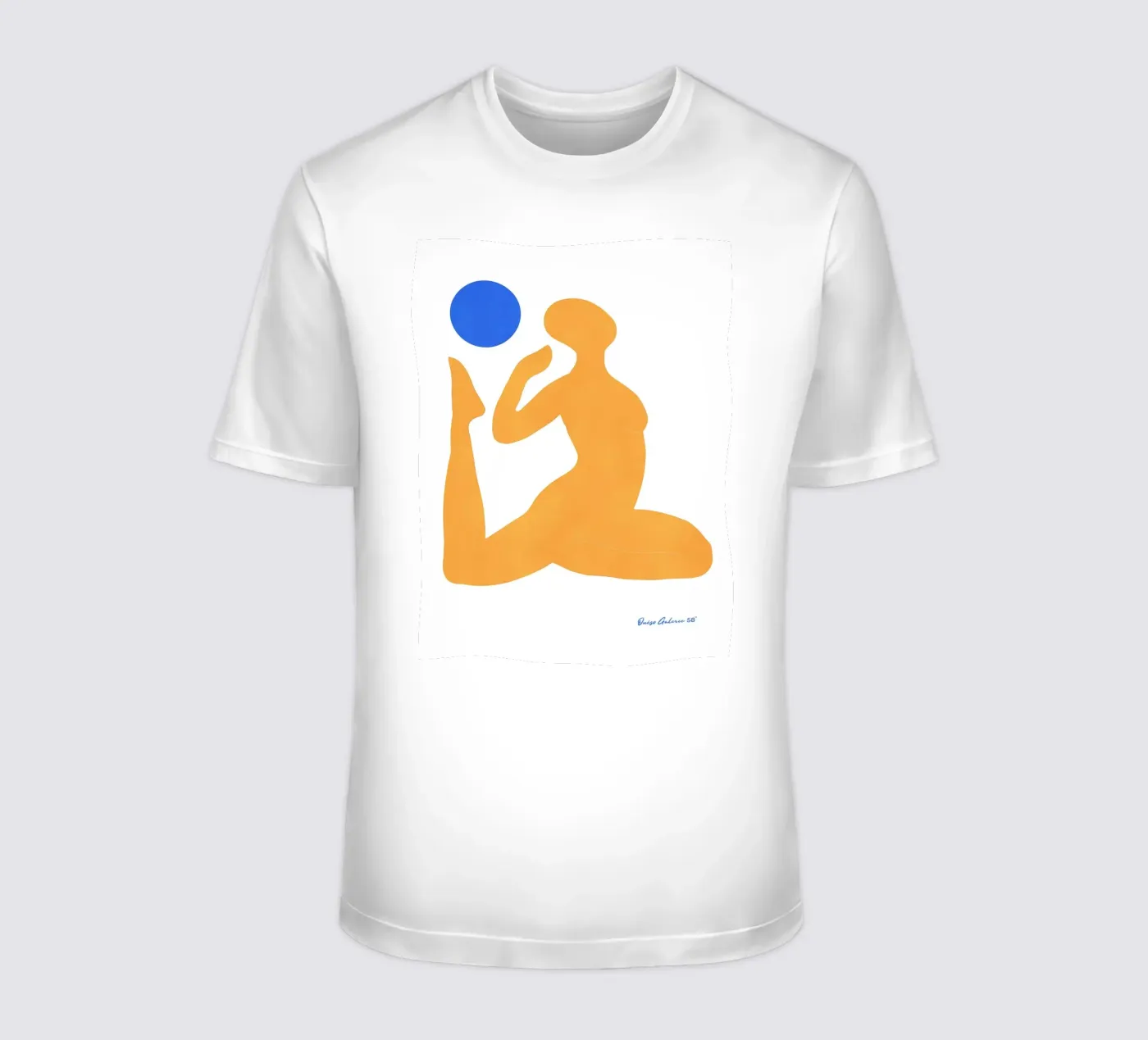 Patchwork Glow t-shirt van Mike Leymi