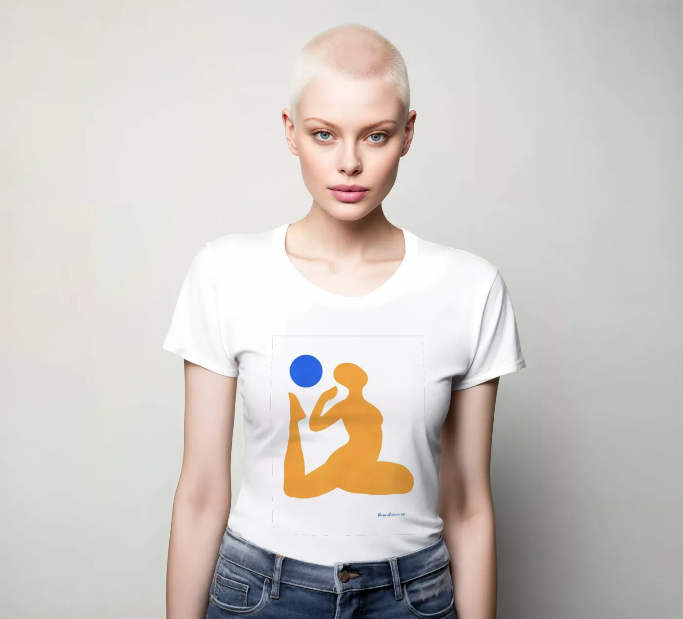 Patchwork Glow t-shirt da donna da Mike Leymi