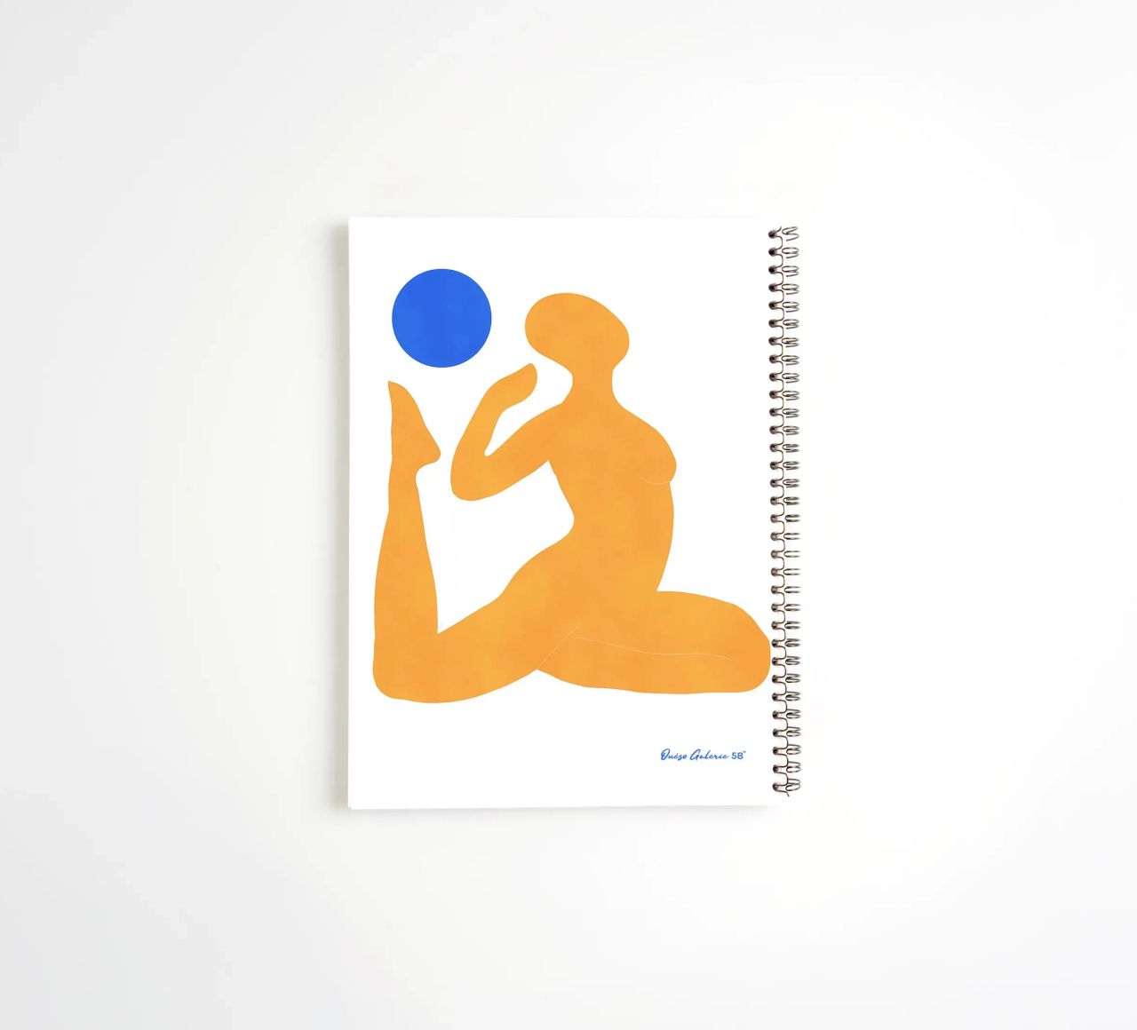 Patchwork Glow spiral notebook by Mike Leymi