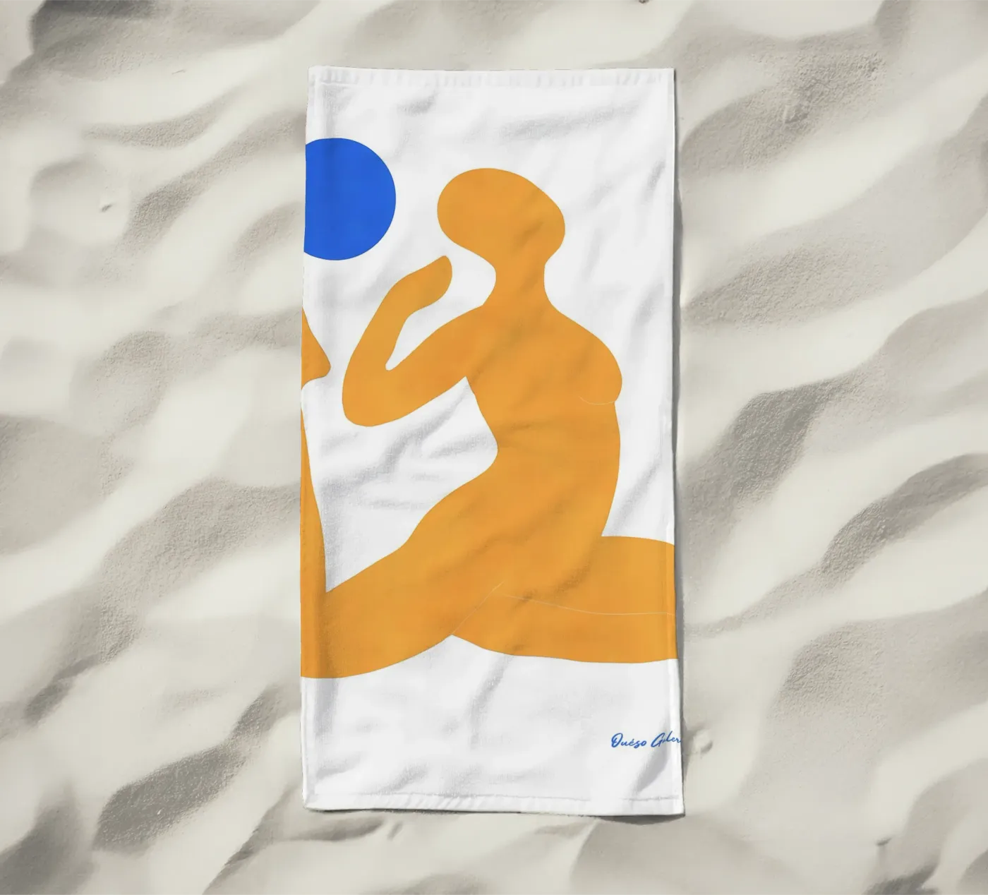 Patchwork Glow strandhanddoek van Mike Leymi