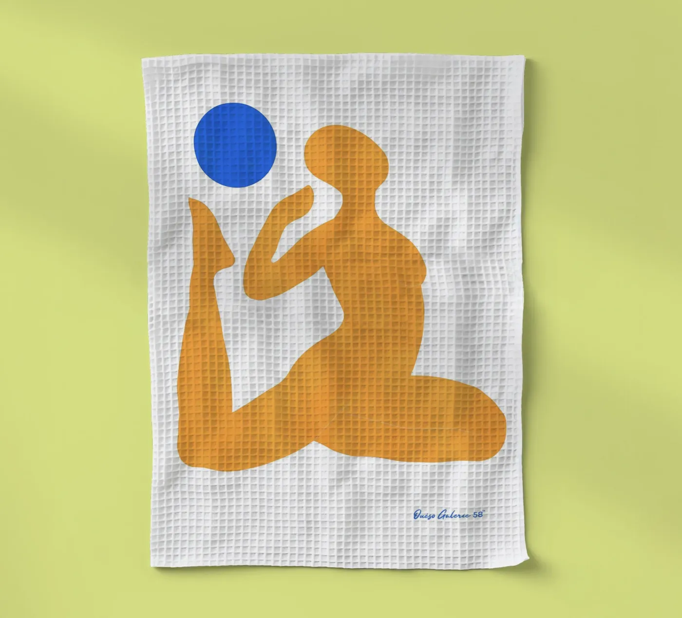 Patchwork Glow Geschirrtuch von Mike Leymi