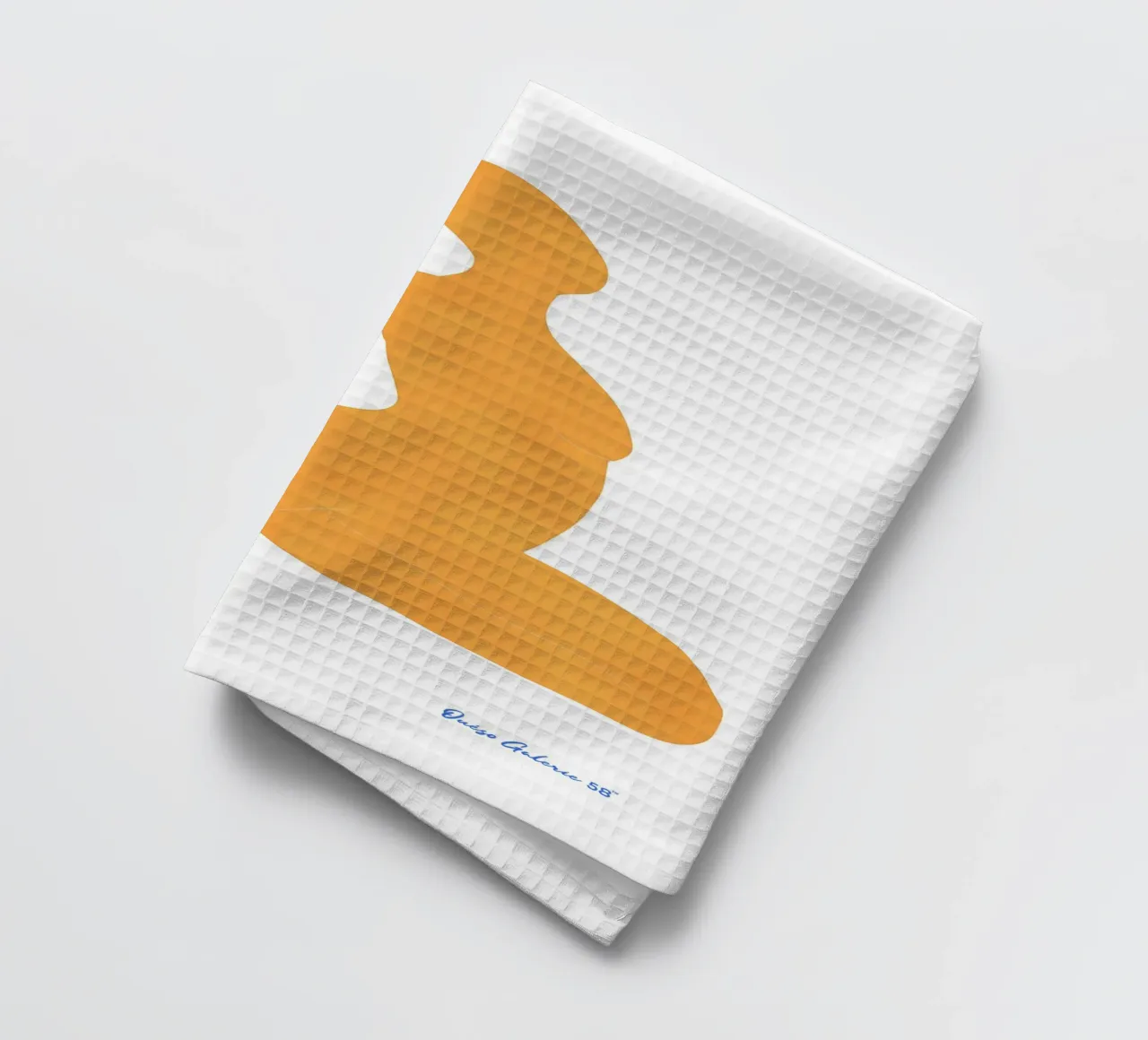 Patchwork Glow tea towel by Mike Leymi