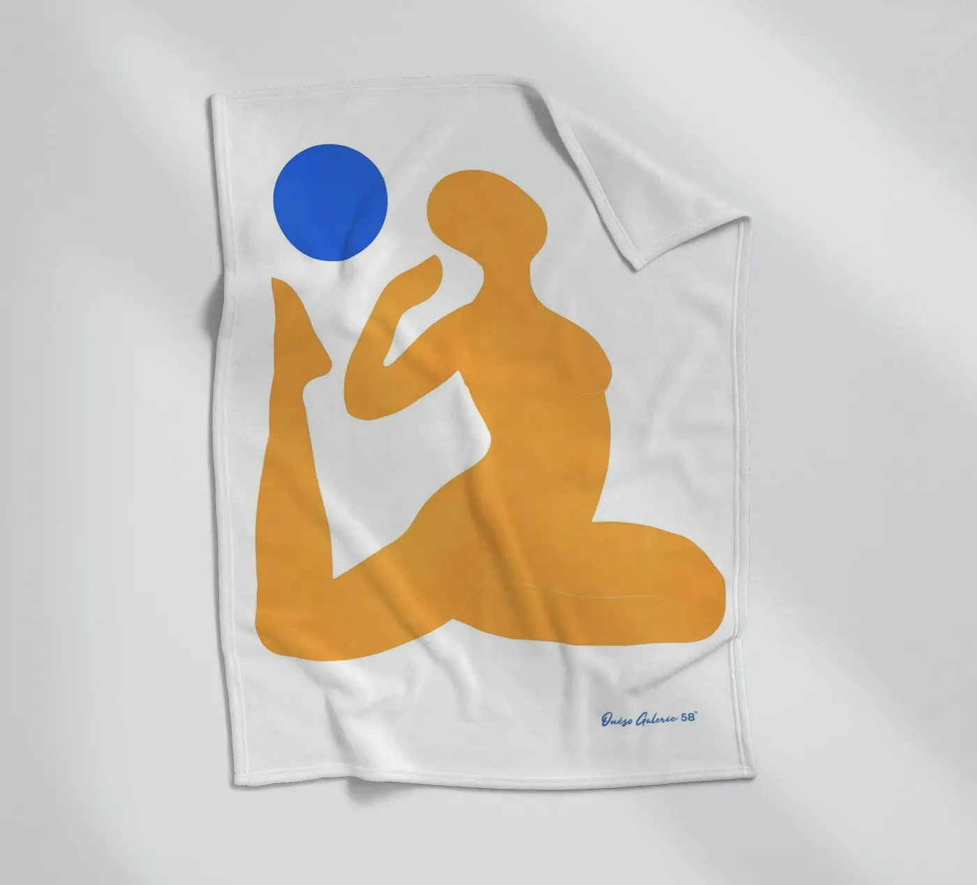 Patchwork Glow fleece blanket by Mike Leymi