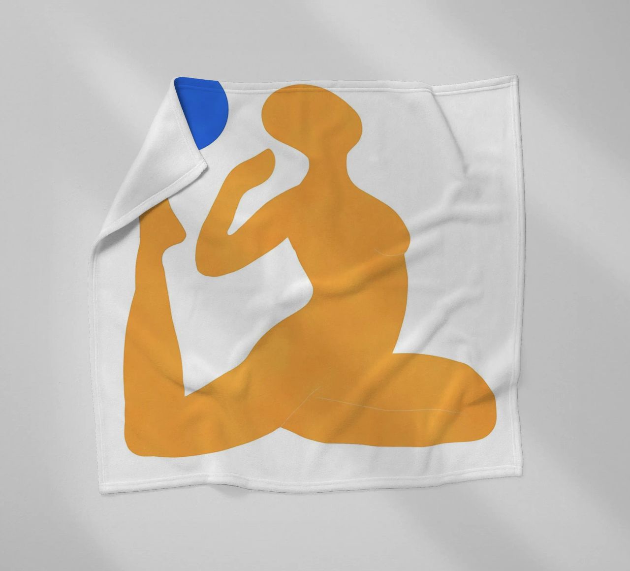 Patchwork Glow fleece blanket by Mike Leymi