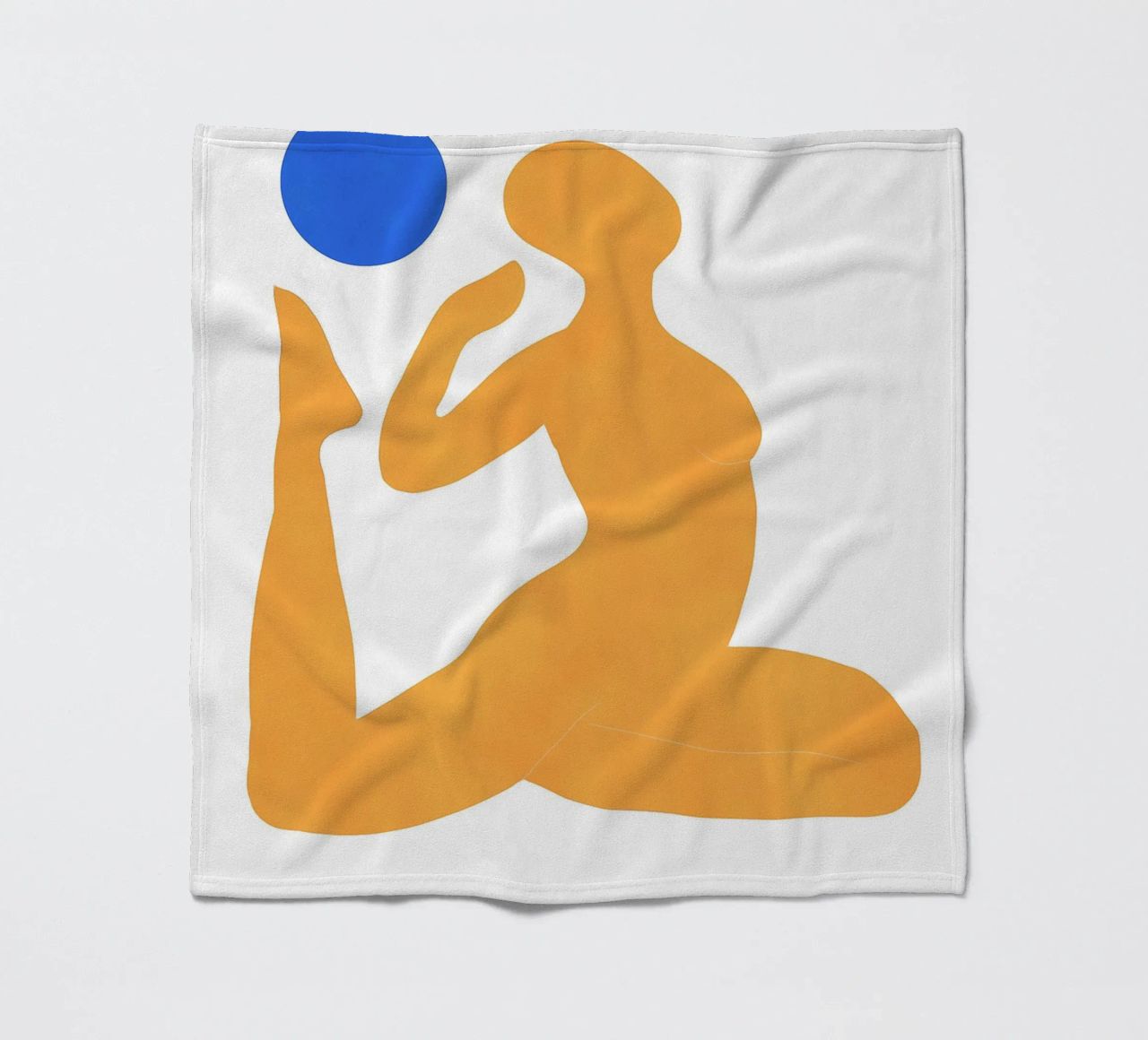 Patchwork Glow fleece blanket by Mike Leymi