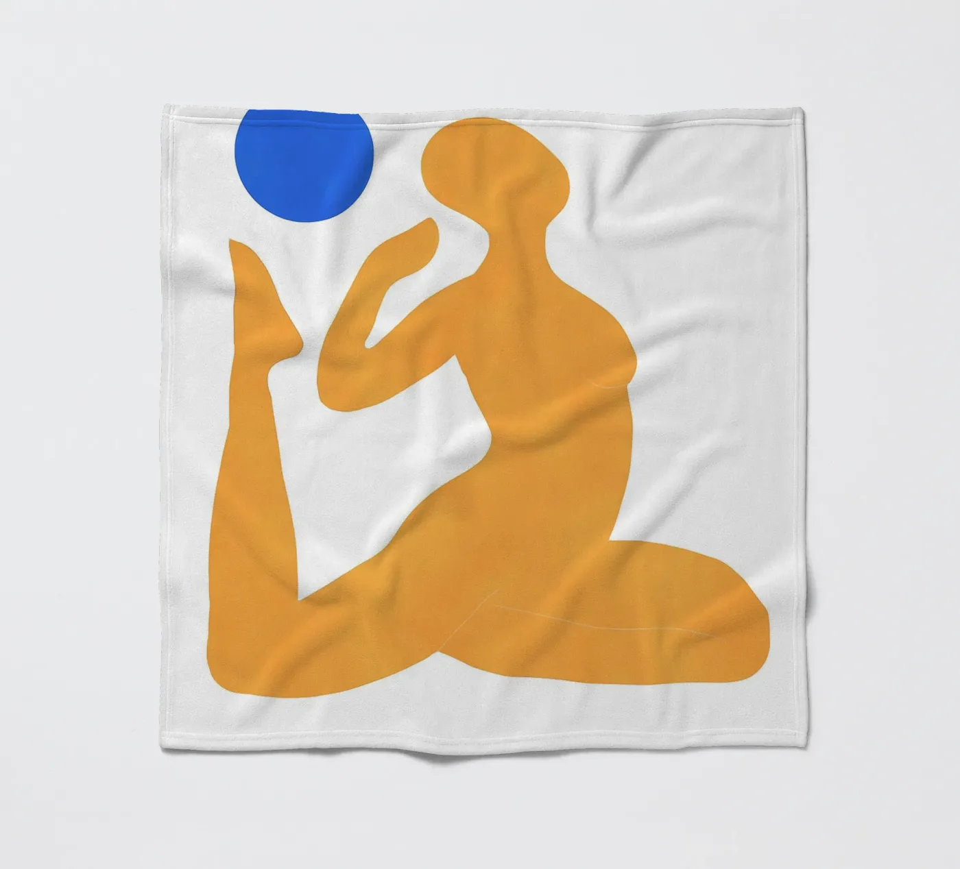Patchwork Glow fleece blanket by Mike Leymi