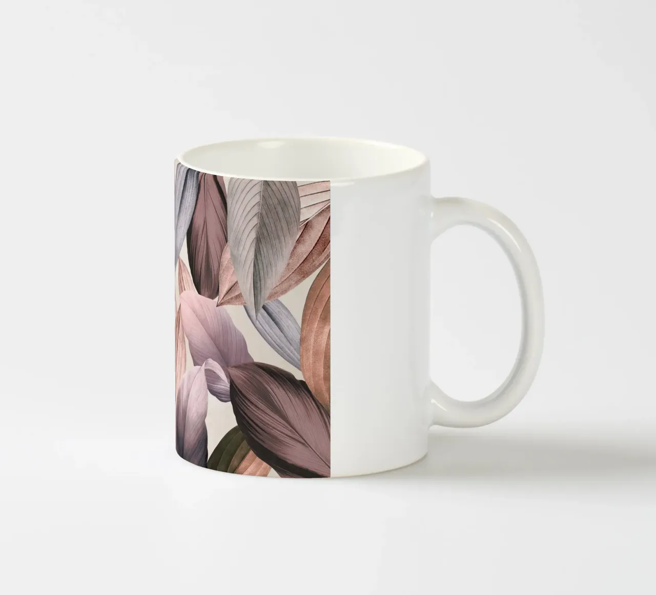 Giardino tropicale vintage con foglie di rame tazza in ceramica da Vintage World - Uta Naumann