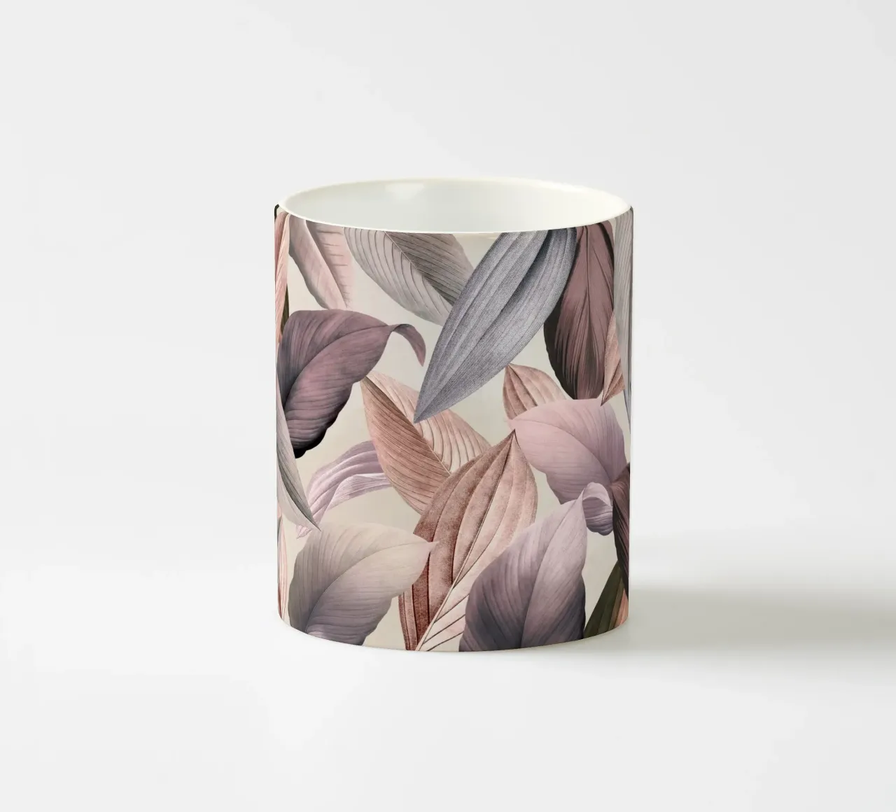 Giardino tropicale vintage con foglie di rame tazza in ceramica da Vintage World - Uta Naumann