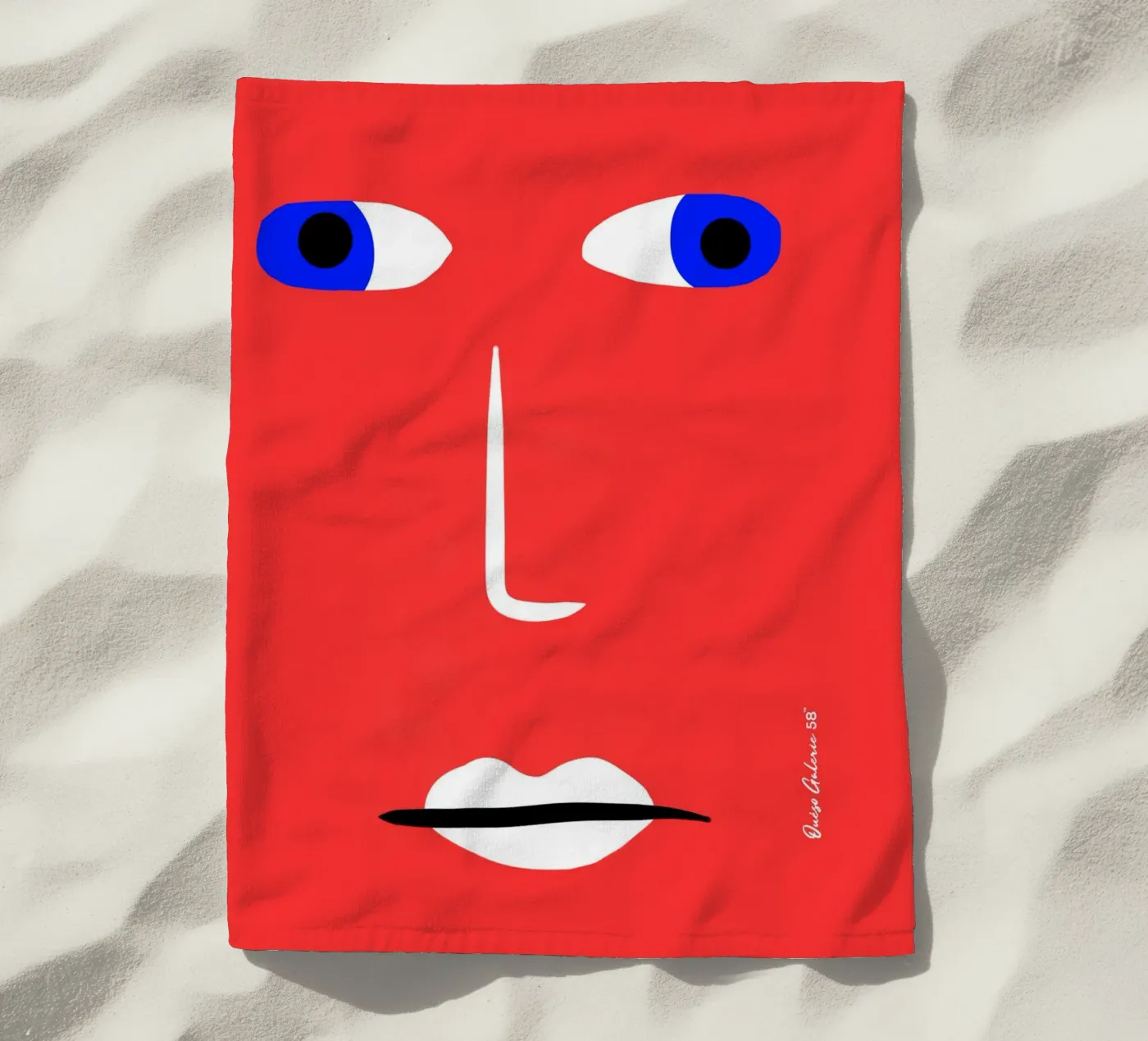 Soft Movements strandhanddoek van Mike Leymi