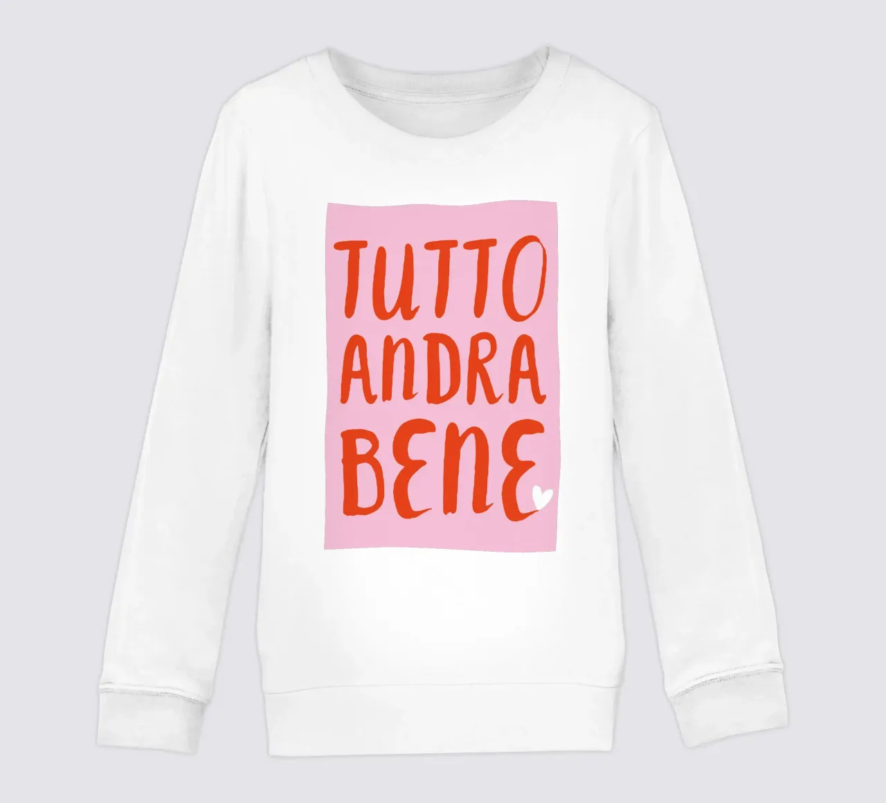 Tutto andra bene felpa bambino da Ohkimiko