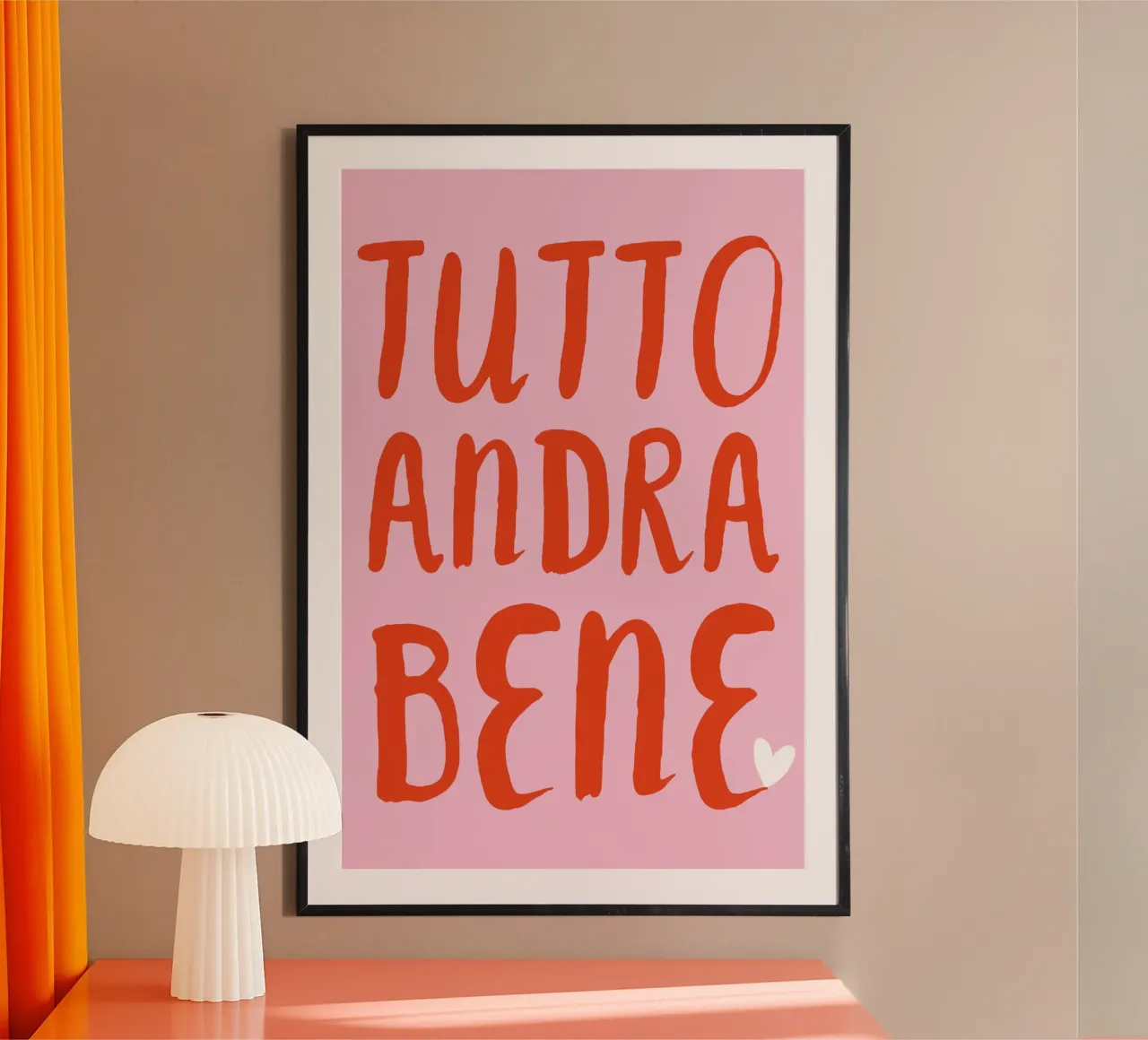 Tutto andra bene Poster von Ohkimiko