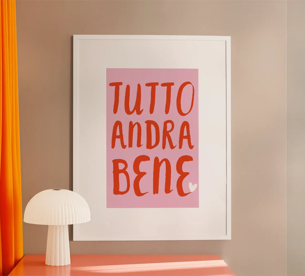 Tutto andra bene Poster von Ohkimiko