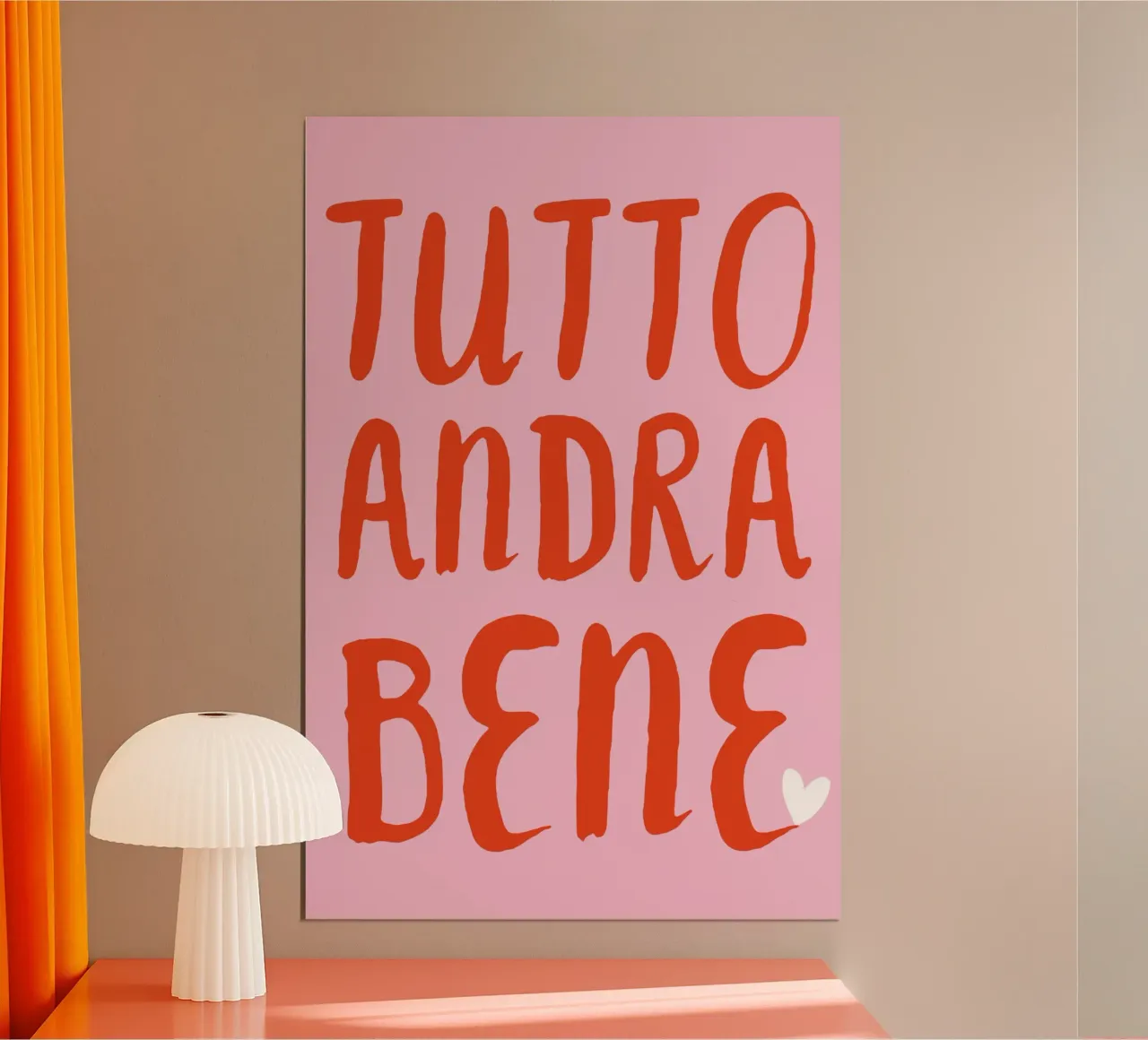 Tutto andra bene Poster von Ohkimiko