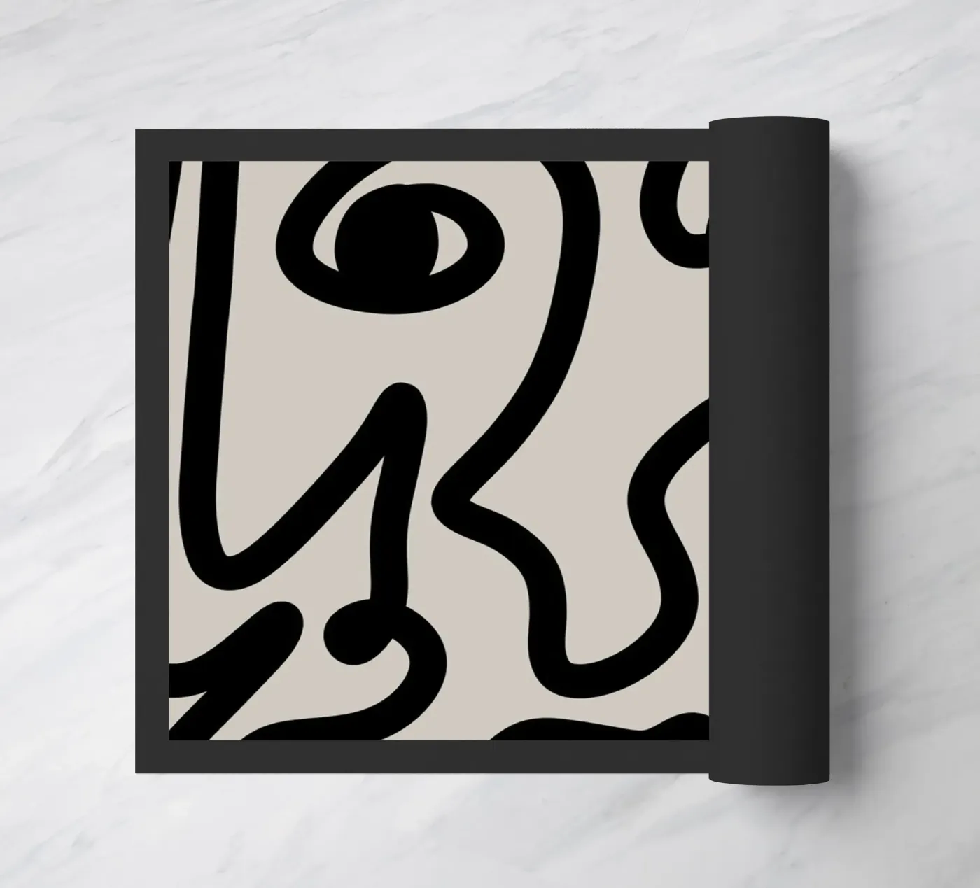 Floating Collage Fußmatte von Mike Leymi