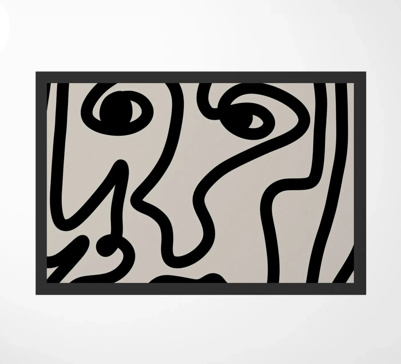 Floating Collage Fußmatte von Mike Leymi