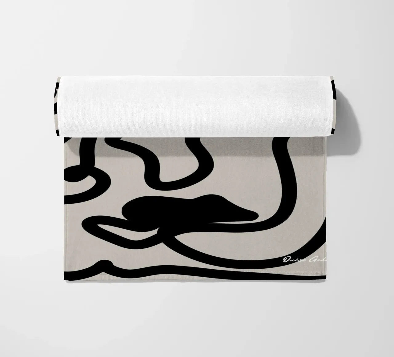 Floating Collage beach towel by Mike Leymi