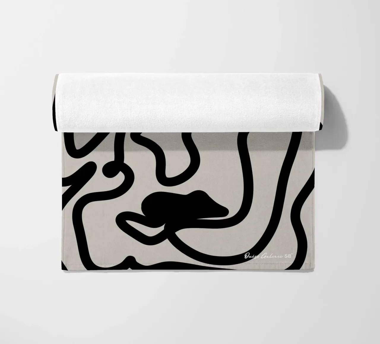 Floating Collage beach towel by Mike Leymi