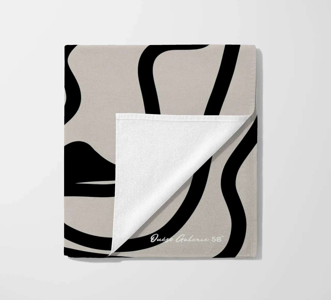 Floating Collage beach towel by Mike Leymi