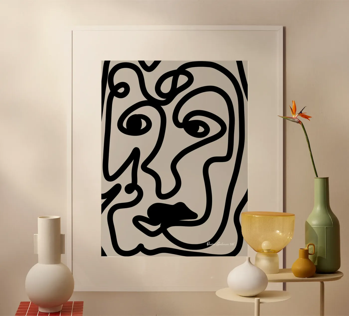 Floating Collage poster de Mike Leymi