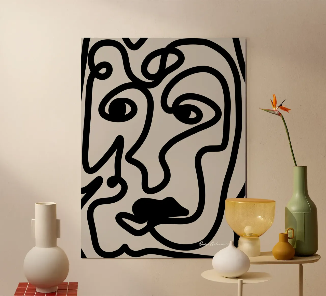 Floating Collage poster van Mike Leymi