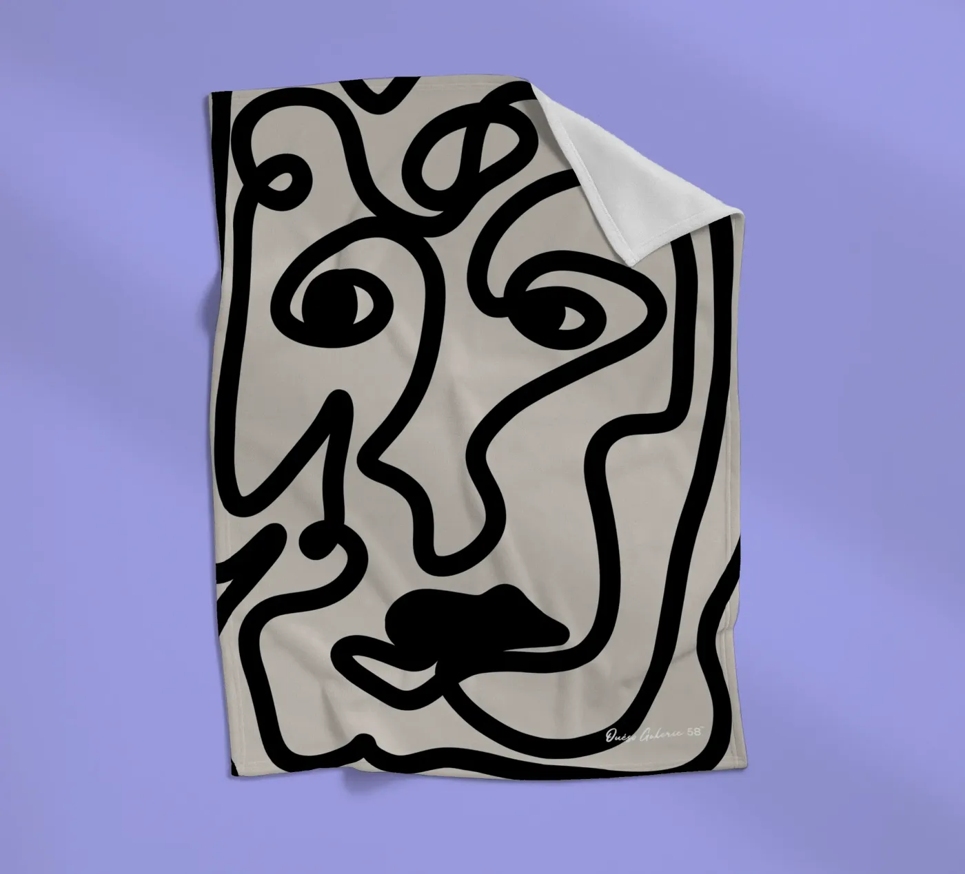 Floating Collage fleecedeken van Mike Leymi