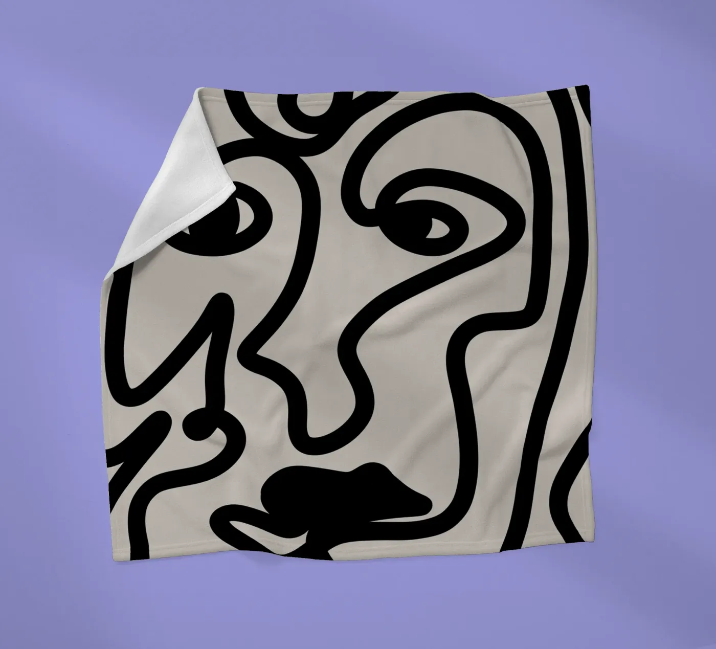 Floating Collage fleecedeken van Mike Leymi