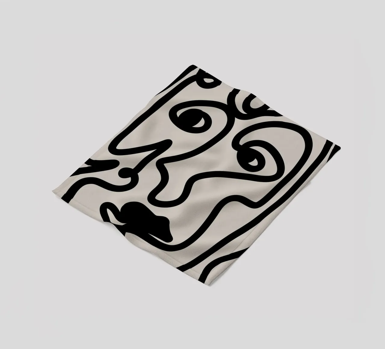 Floating Collage Fleecedecke von Mike Leymi