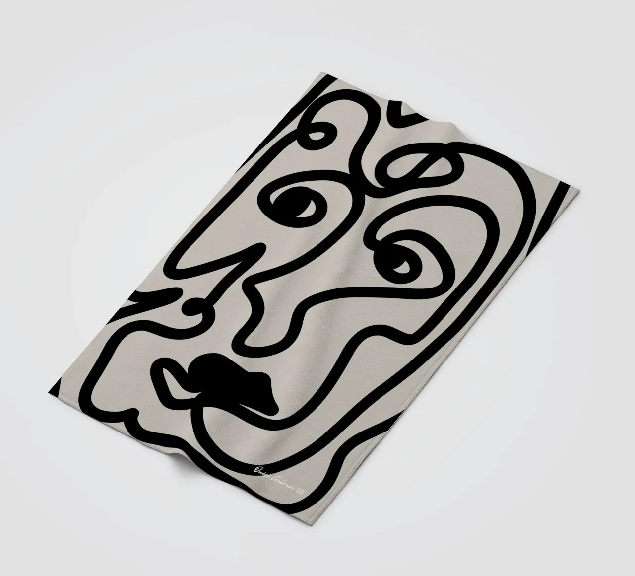 Floating Collage Fleecedecke von Mike Leymi