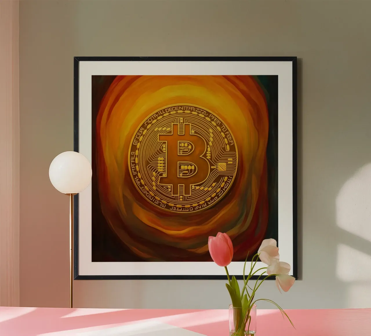 The Glow_BTC poster by Crypto_Jungle