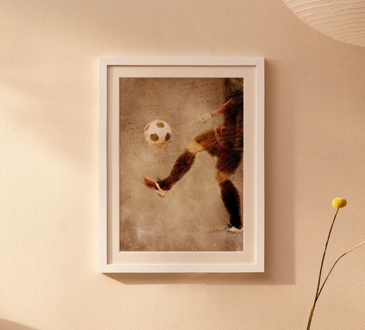 Fußball Fußballspieler Sport Kunst Poster von Justyna Jaszke JBJart