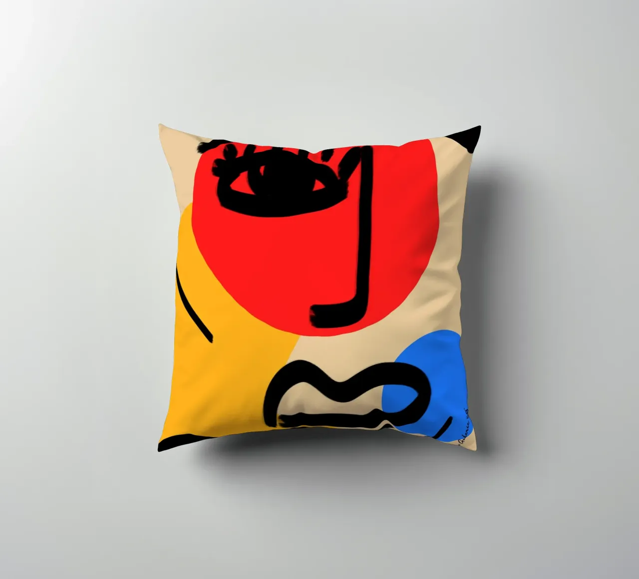 Joyful Abstraction cuscino da Mike Leymi