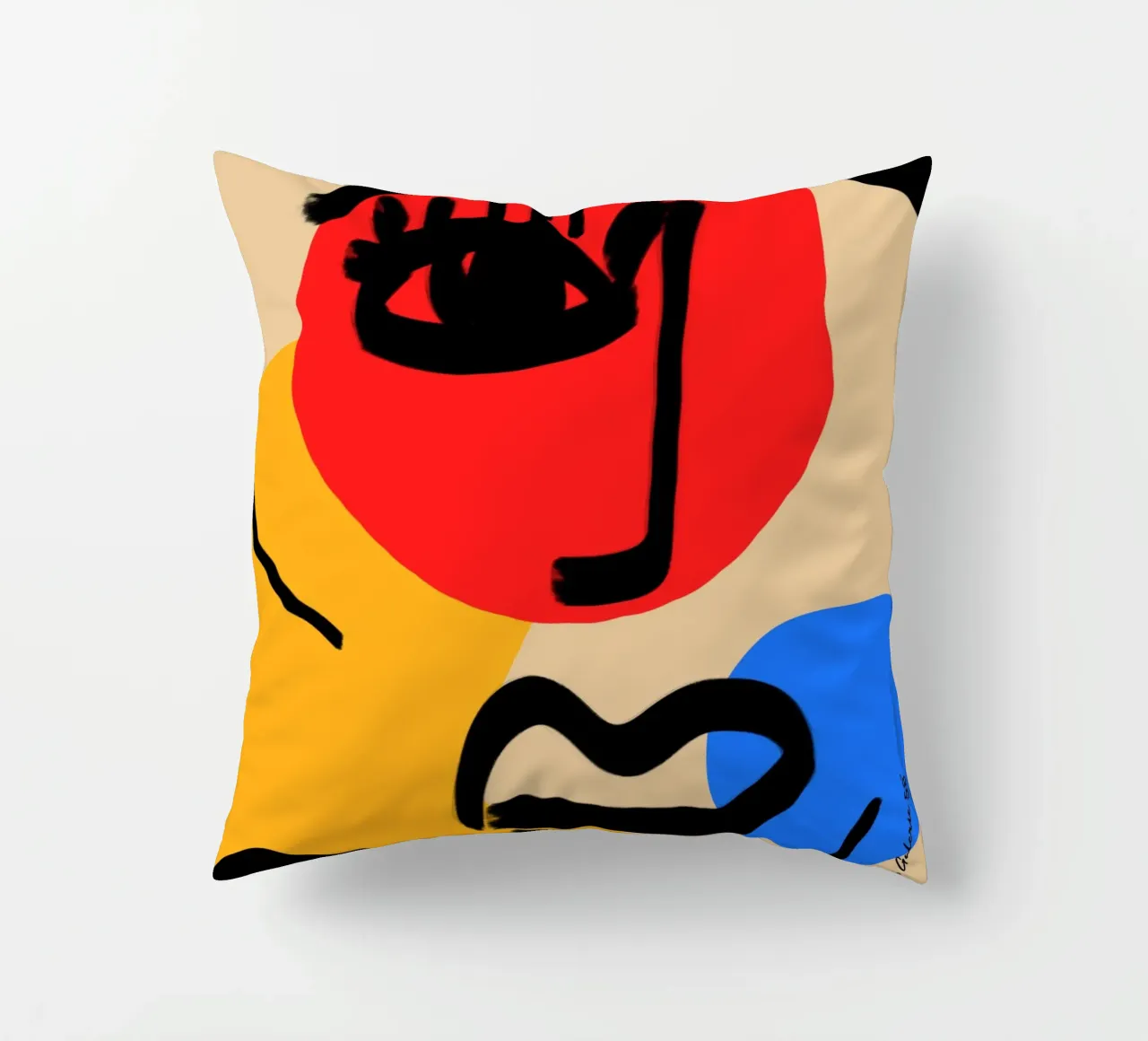 Joyful Abstraction cuscino da Mike Leymi