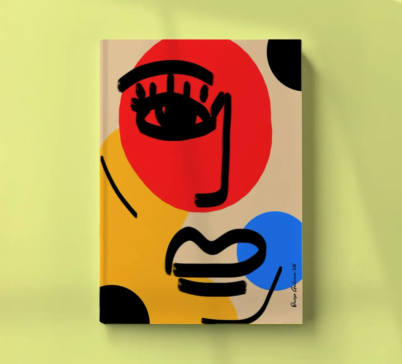 Joyful Abstraction notebook by Mike Leymi