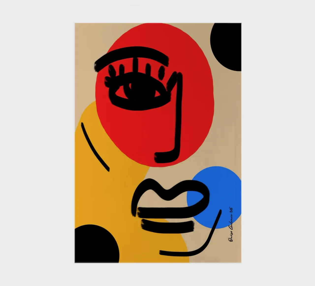 Joyful Abstraction notebook by Mike Leymi