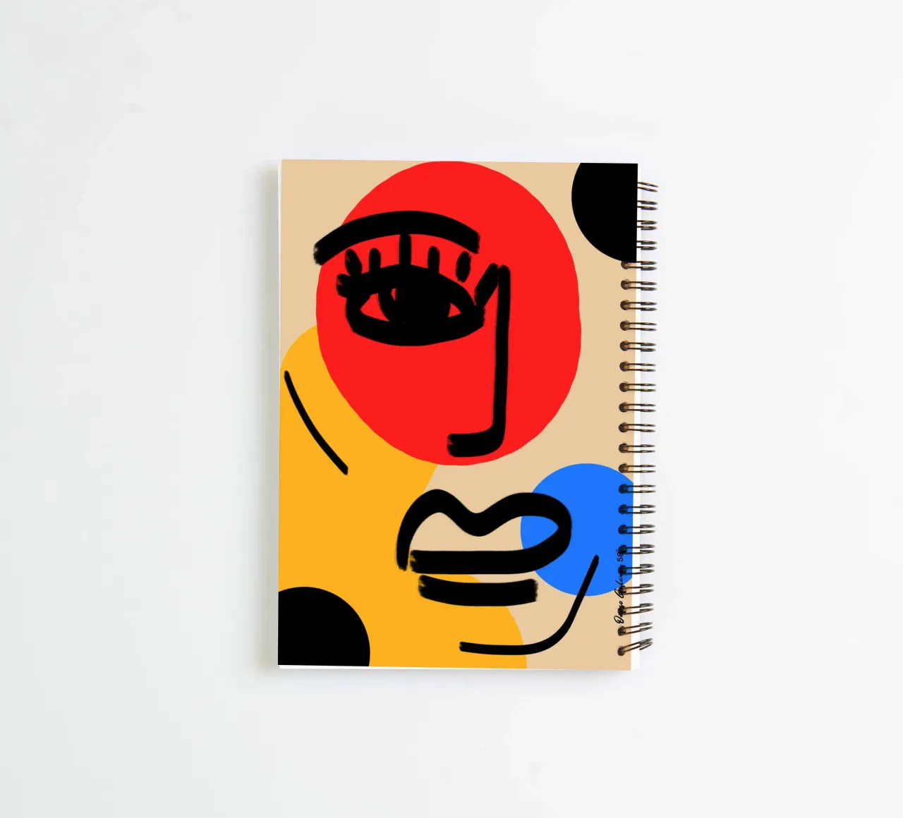 Joyful Abstraction spiral notebook by Mike Leymi