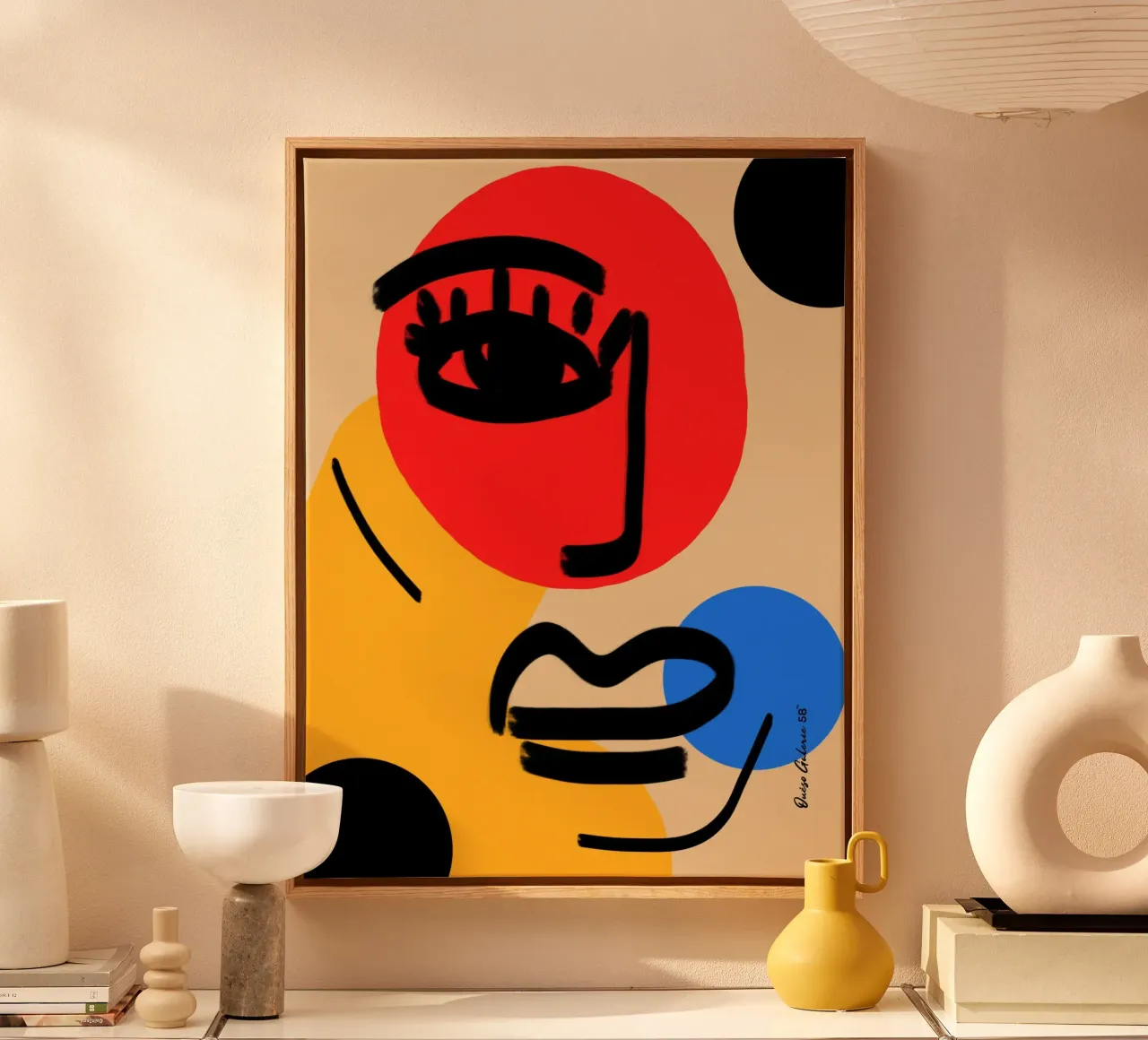 Joyful Abstraction tela da Mike Leymi