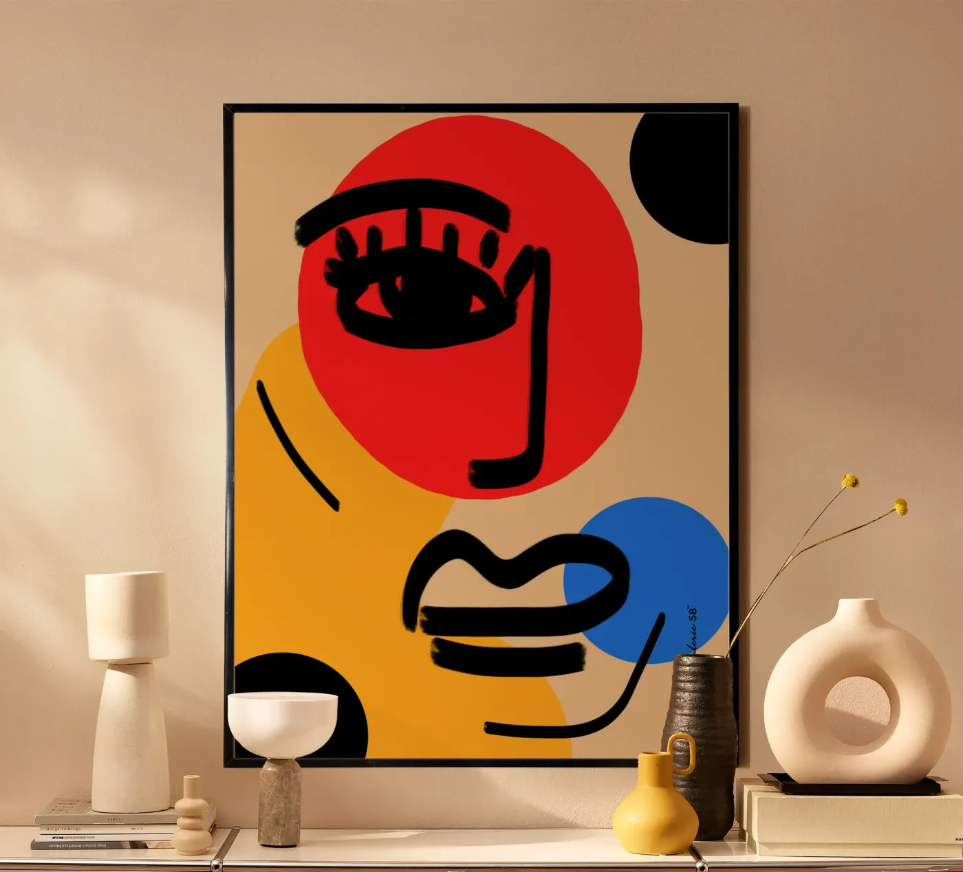 Joyful Abstraction poster da Mike Leymi