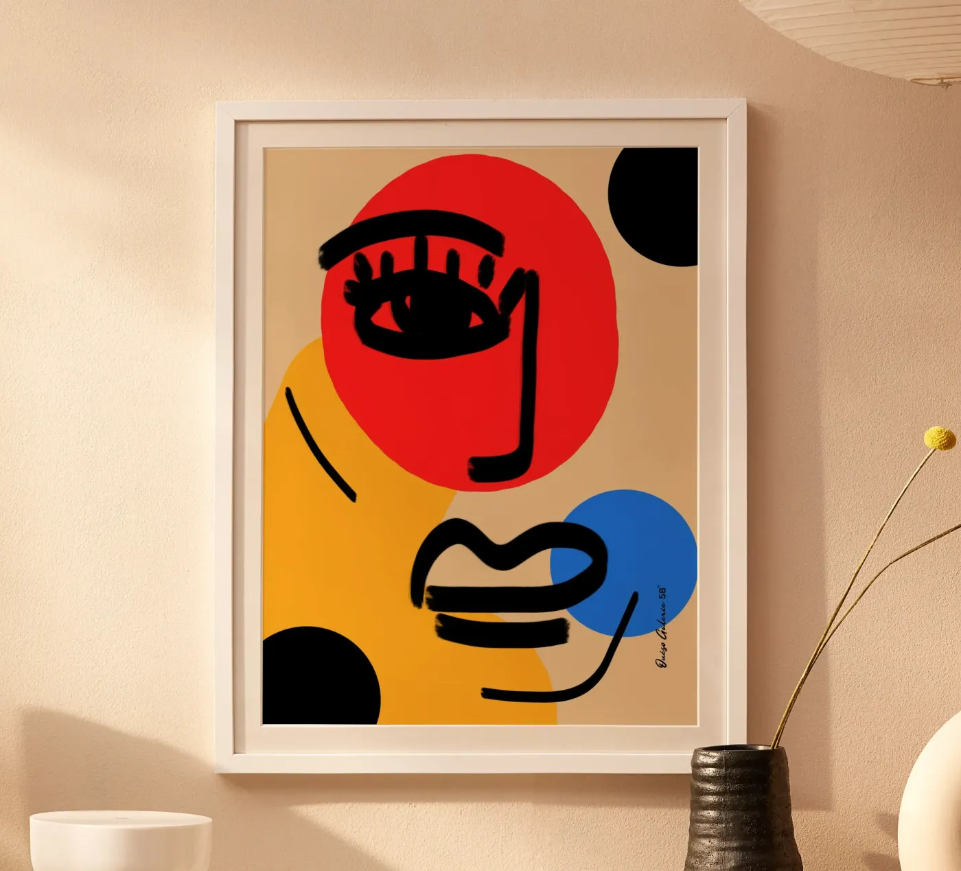 Joyful Abstraction poster da Mike Leymi