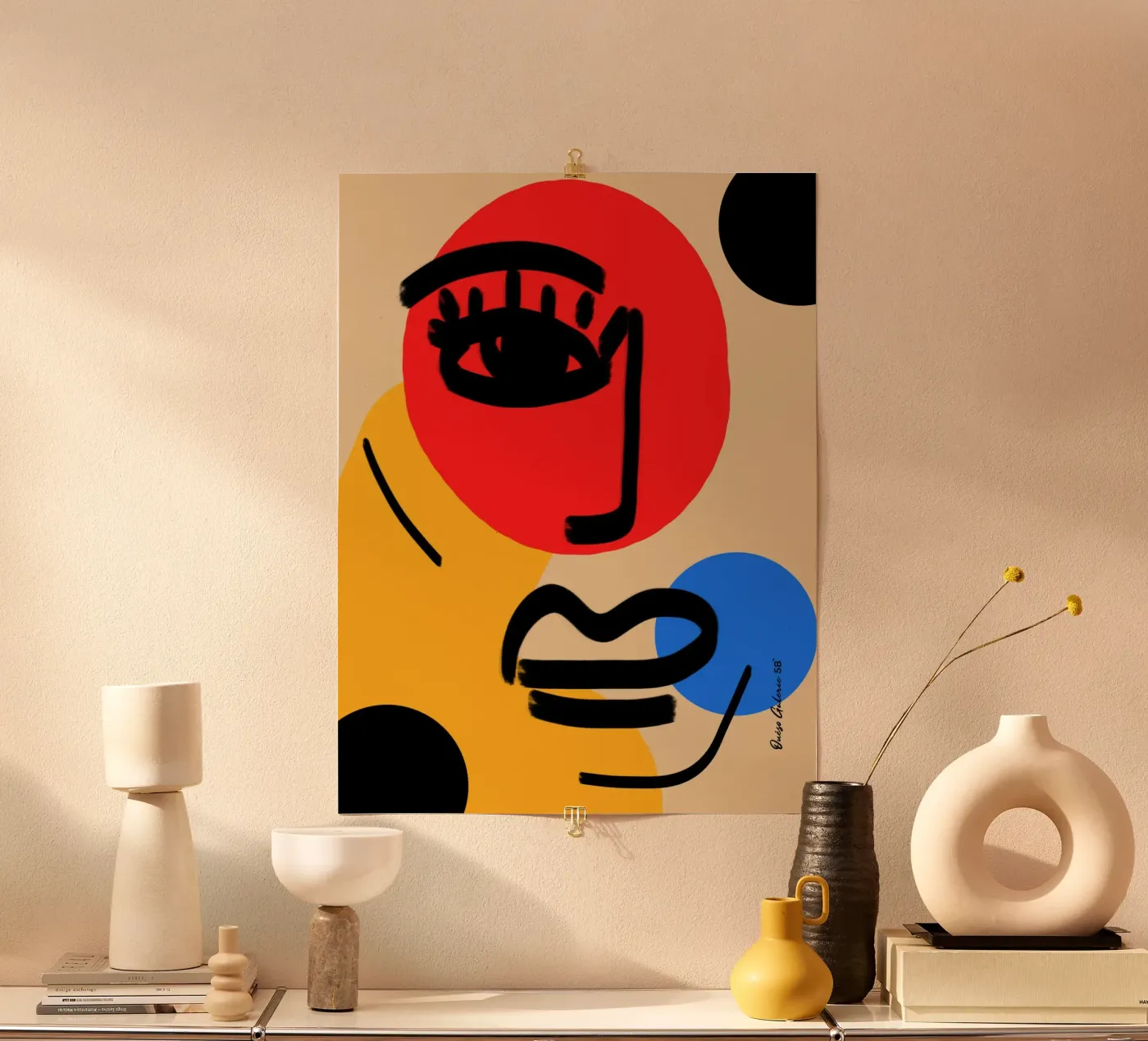 Joyful Abstraction poster da Mike Leymi