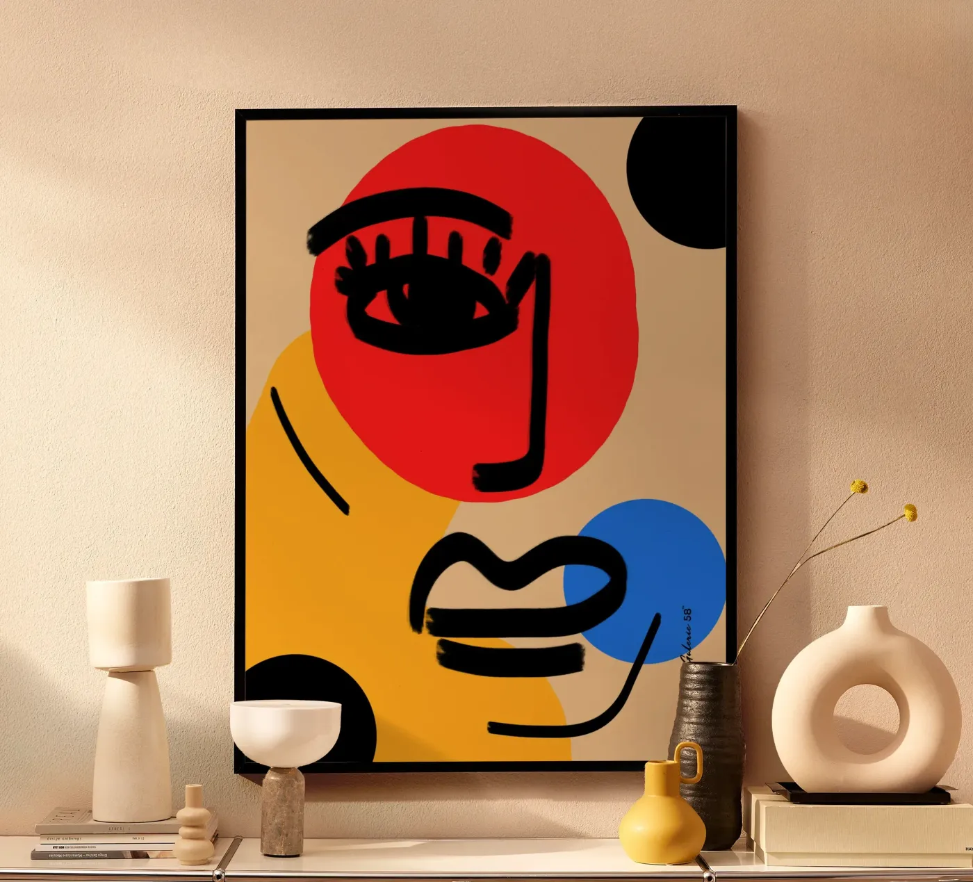 Joyful Abstraction poster da Mike Leymi