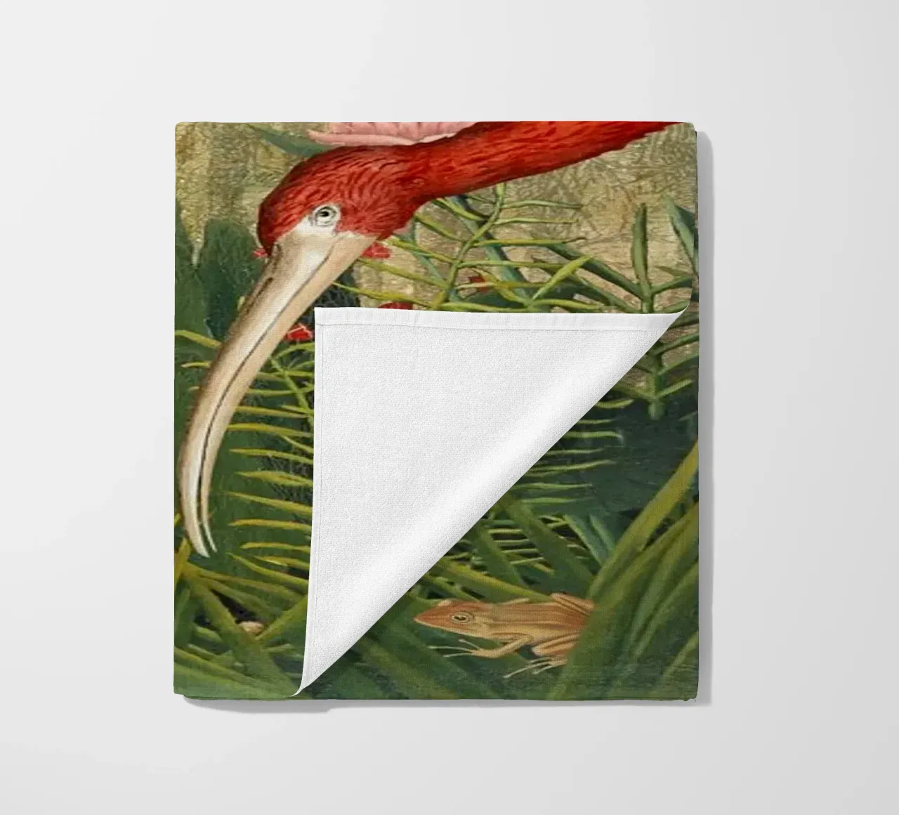 Ibis esotici d'epoca in un giardino tropicale telo mare da Vintage World - Uta Naumann
