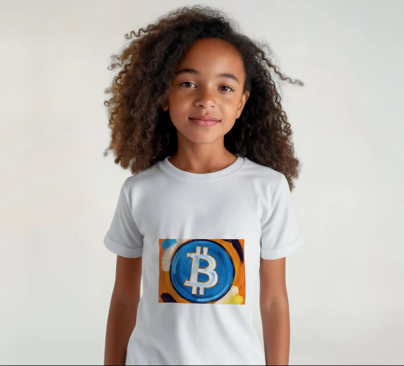 Brush_BTC t-shirt bambini da Crypto_Jungle