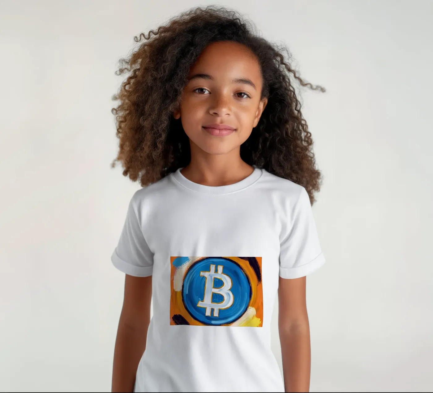 Brush_BTC t-shirt bambini da Crypto_Jungle