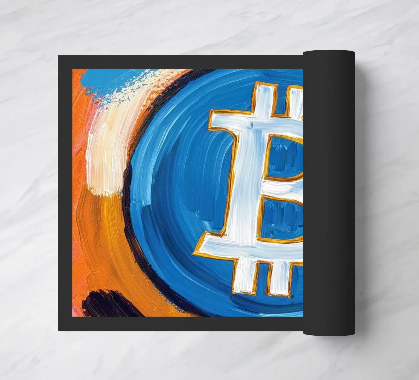 Brush_BTC deurmat van Crypto_Jungle