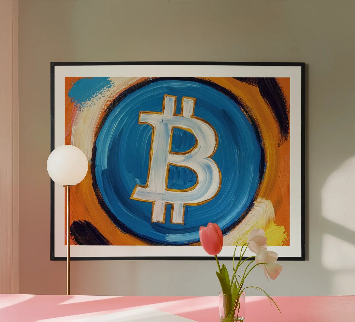 Brush_BTC poster van Crypto_Jungle