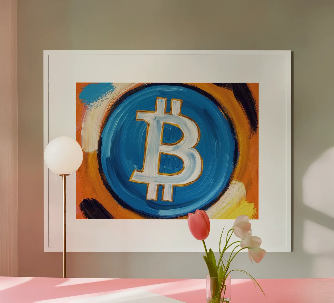 Brush_BTC poster van Crypto_Jungle