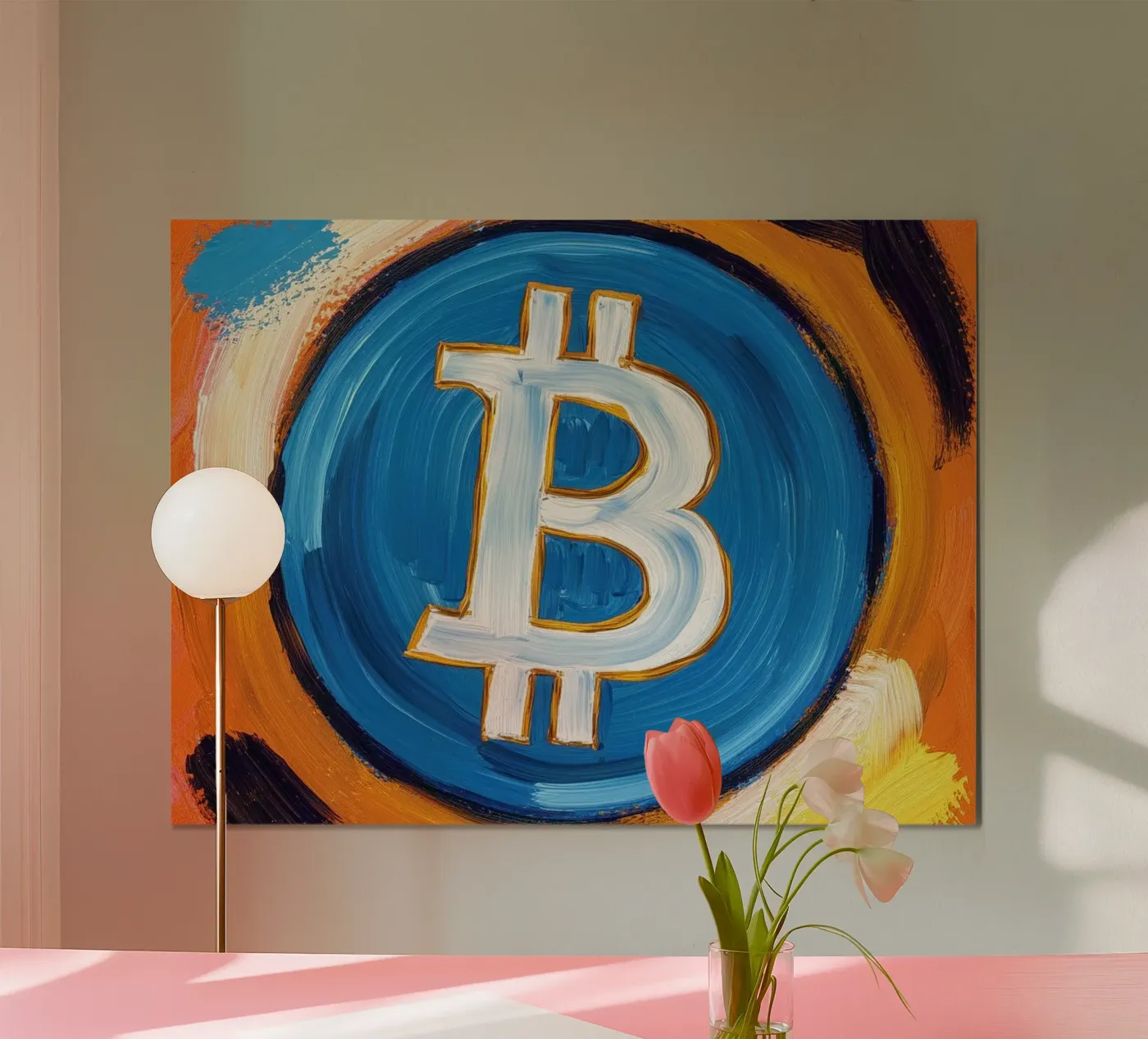 Brush_BTC poster van Crypto_Jungle