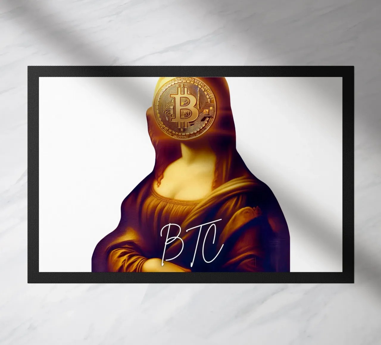 Mona_BTC doormat by Crypto_Jungle
