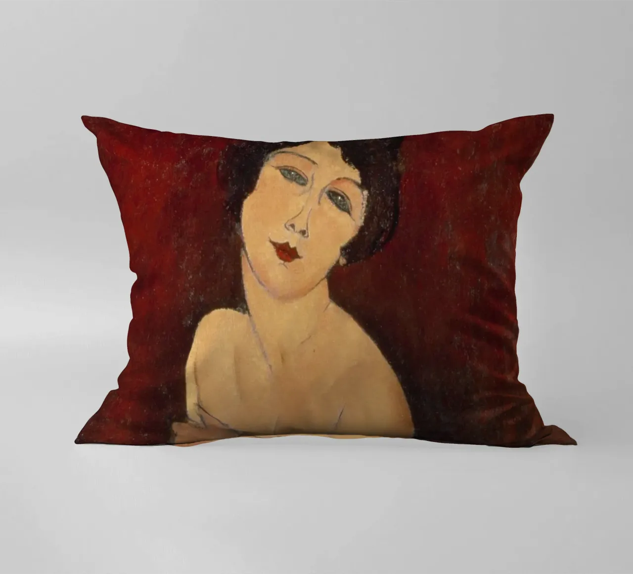 Amadeo Modigliani - Nudo seduto su un divano cuscino da ARTOTHEK